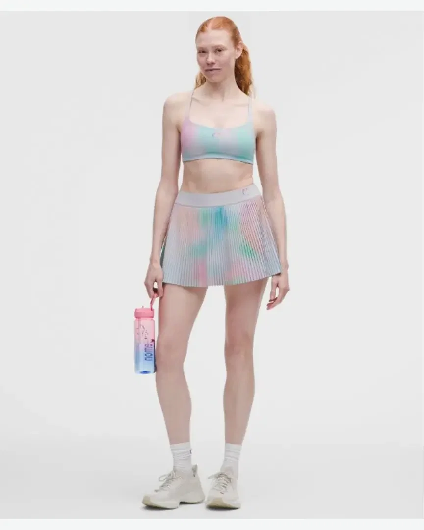 Lululemon Falda De Tenis Plisada Repleat Cintura Alta Pride Mujer