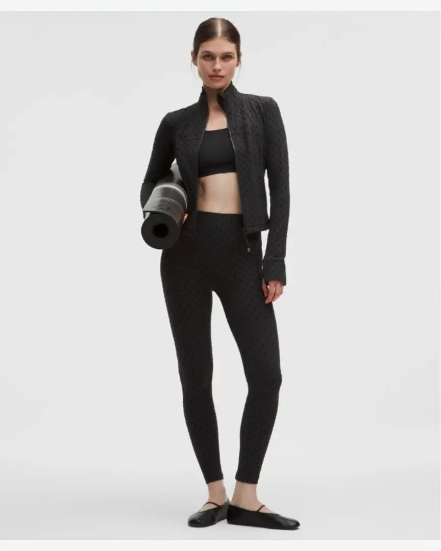 Lululemon Legging Align Cintura Alta Flocado 64 Cm Mujer