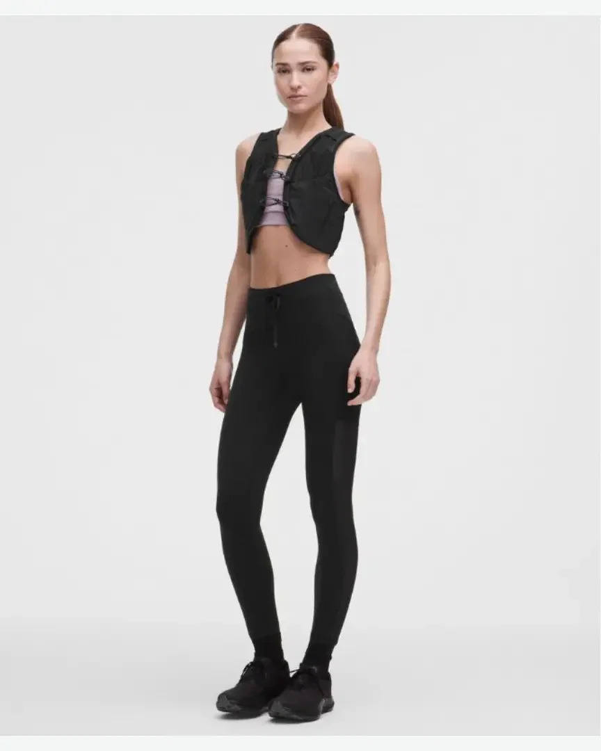 Lululemon Legging De Running No Line Cintura Alta 6 4 Cm W