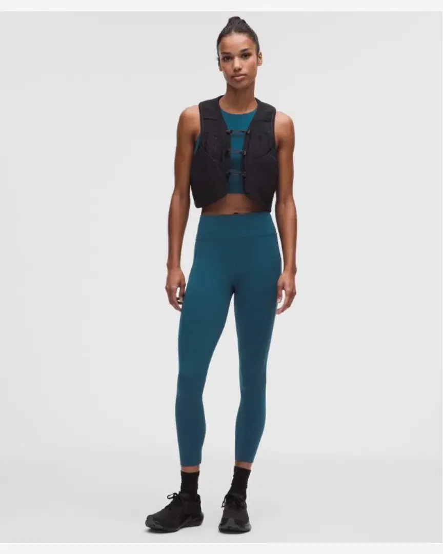 Lululemon Legging Fast And Free Cintura Alta Con 6 Bolsillos 64 Cm W