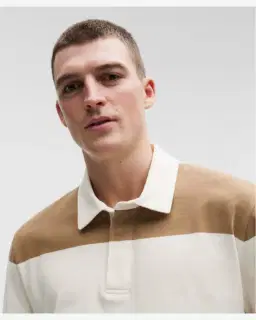 Lululemon Camiseta de Rugby de Manga Larga de Algodón Hombre – 4/5