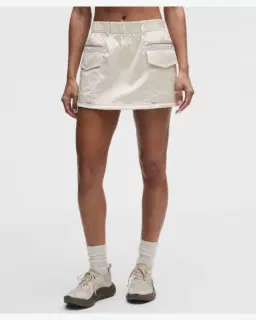 Lululemon Minifalda Cargo Talle Media Alta En Satén Elástico Mujer – 2/5