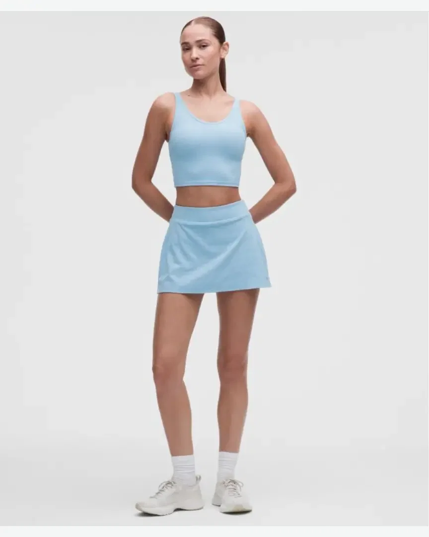 Lululemon Minifalda De Tenis De Cintura Alta Jacquard Mujer