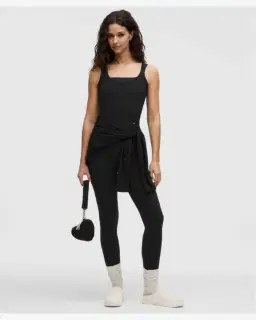 Lululemon Nulu Ribbed Cropped Tank Top Heart Mujer – 3/5