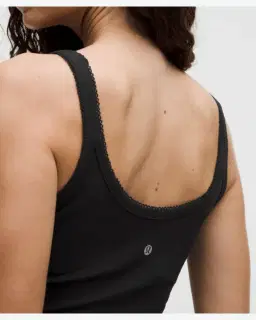 Lululemon Nulu Ribbed Cropped Tank Top Heart Mujer – 5/5