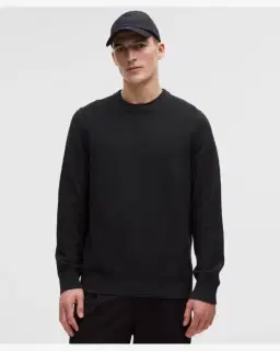 Lululemon Suéter de Cuello Redondo de Punto Texturizado Hombre – 1/5