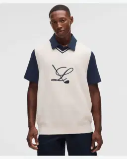 Lululemon Chaleco de Golf Sin Mangas con Cuello en V Golf L Hombre – 1/6