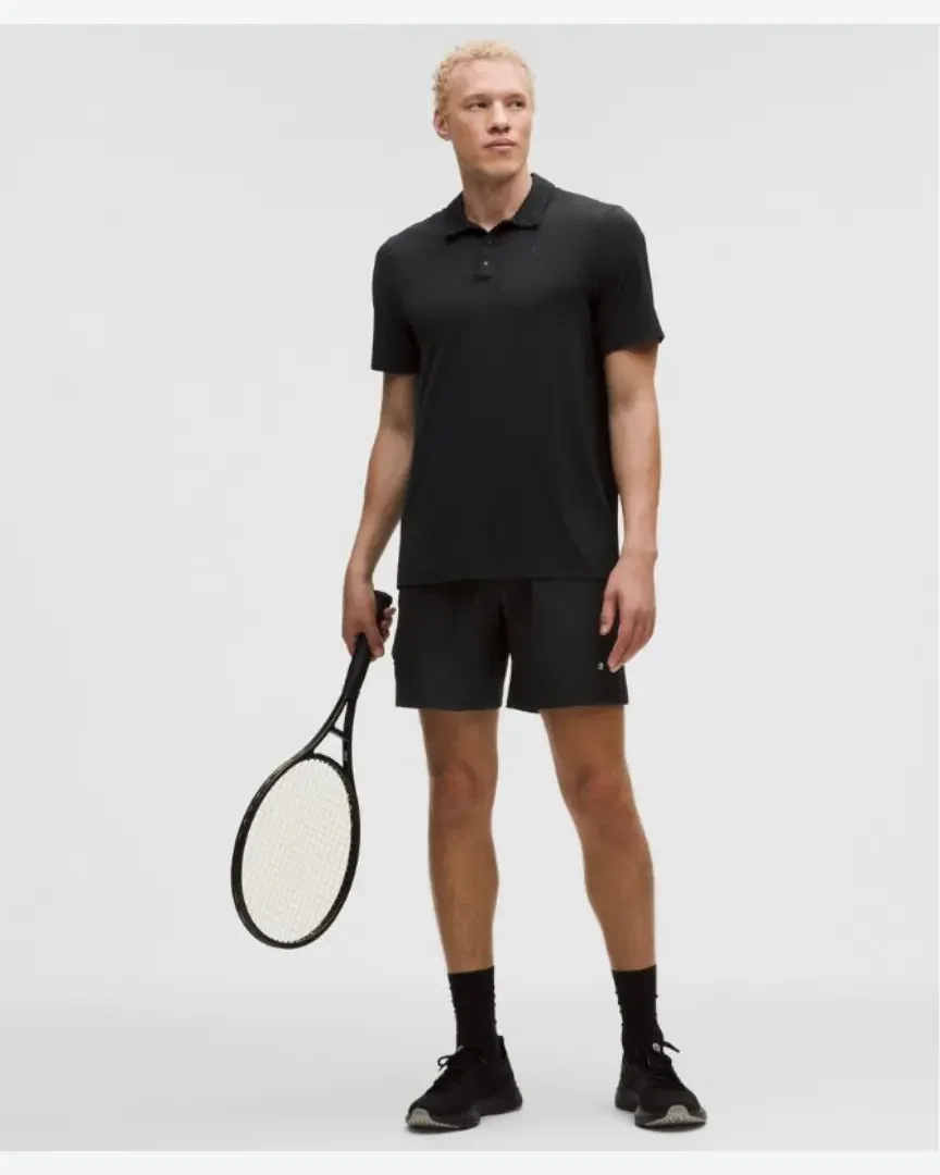 Lululemon Short de Tenis Rayado 18 cm Hombre