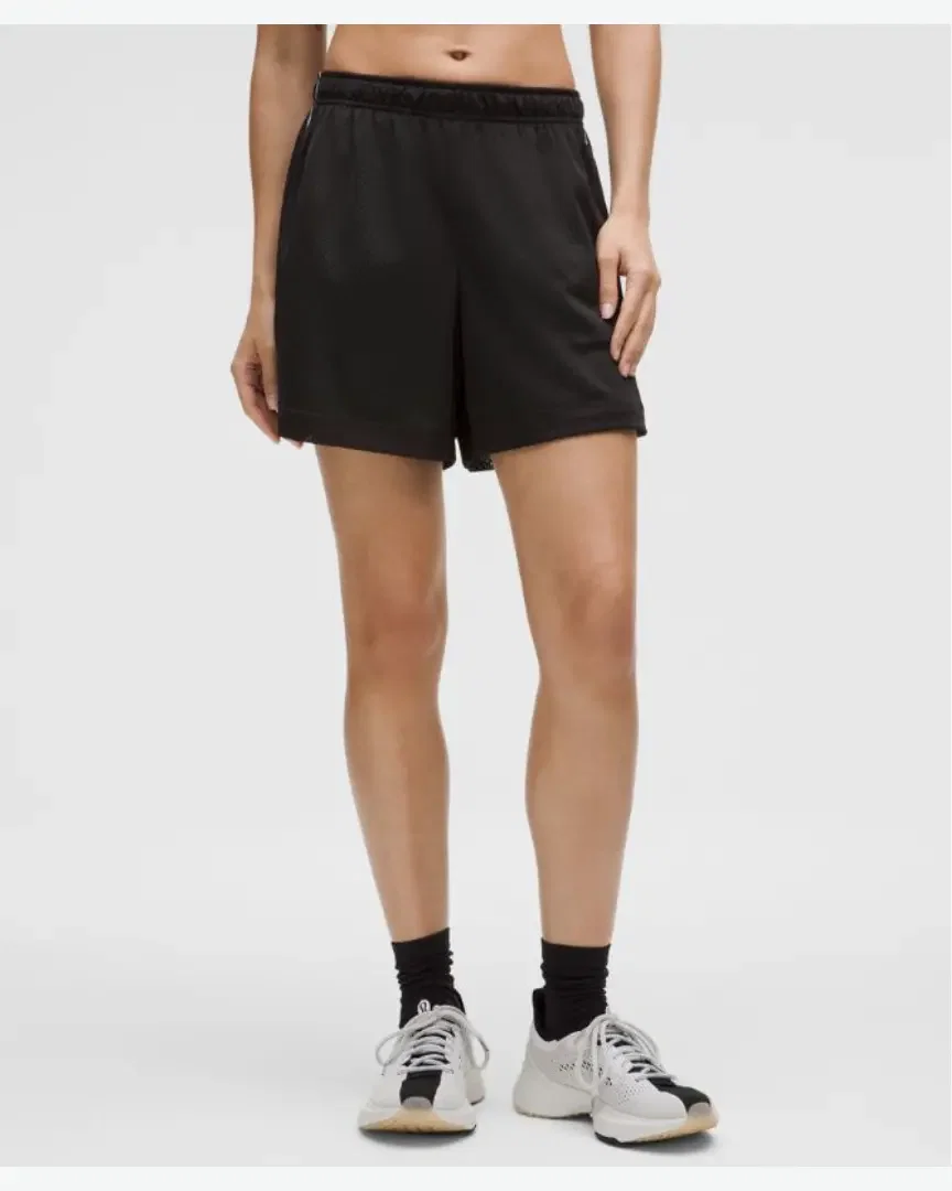 Lululemon Short Doble Grosor Talle Medio-Alto 13 Cm Mujer