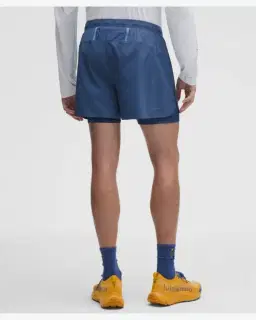 Lululemon Short Doblado Fast And Free X Geoff Mcfetridge 13 Cm Hombre – 3/5