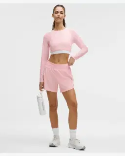 Lululemon Short Doblado Cintura Alta Track That 13 Cm Mujer – 1/5