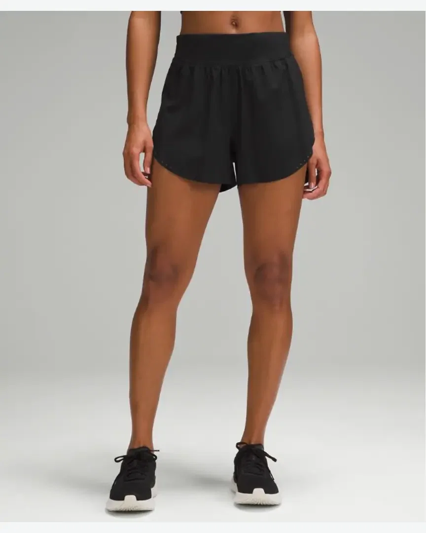Lululemon Short Fast And Free Reflectante Cintura Alta Corte Clásico 8 Cm W