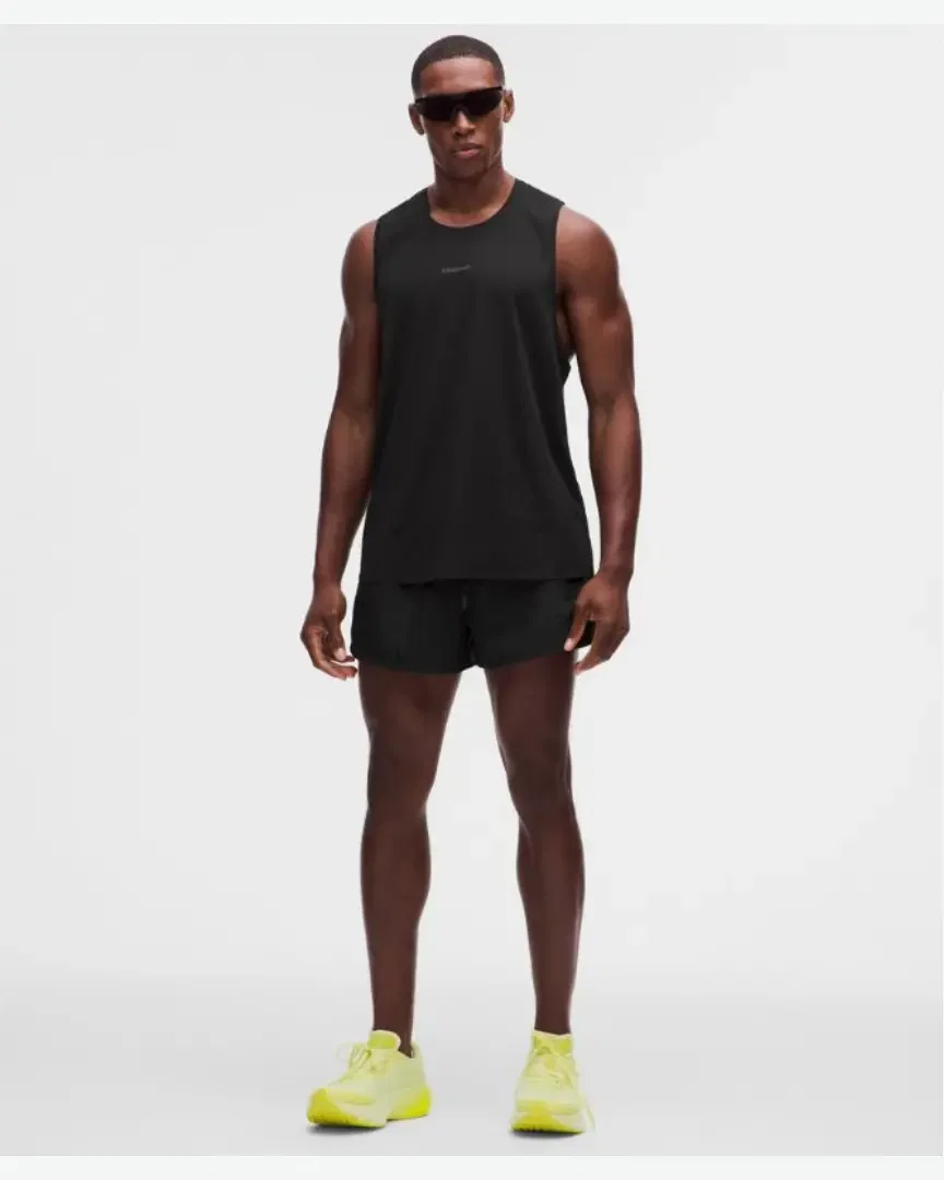 Lululemon Short Fendu Doblado Fast And Free Nuevo Diseño 8 Cm M