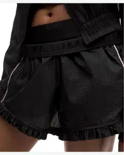 Lululemon Short Ganni X Texturado Con Volantes Talle Medio-Alto 6 Cm Mujer – 4/5