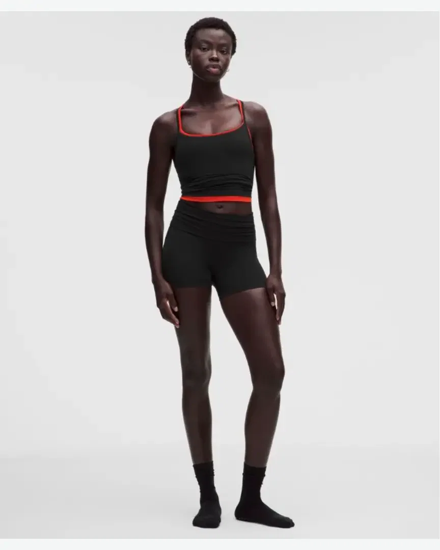 Lululemon Short Groove De Cintura Replegable 10 Cm Mujer