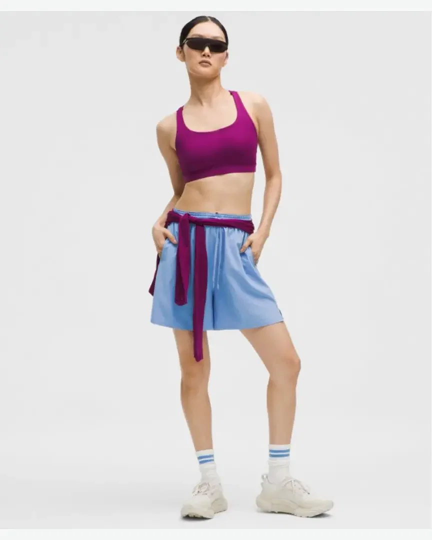 Lululemon Short Pace Rival Cintura Alta 13 Cm Mujer