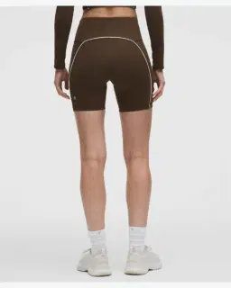 Lululemon Short Passepoilé Cintura Alta Wunder Train No Line 15 Cm Mujer – 3/5