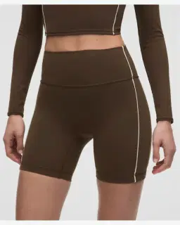 Lululemon Short Passepoilé Cintura Alta Wunder Train No Line 15 Cm Mujer – 5/5