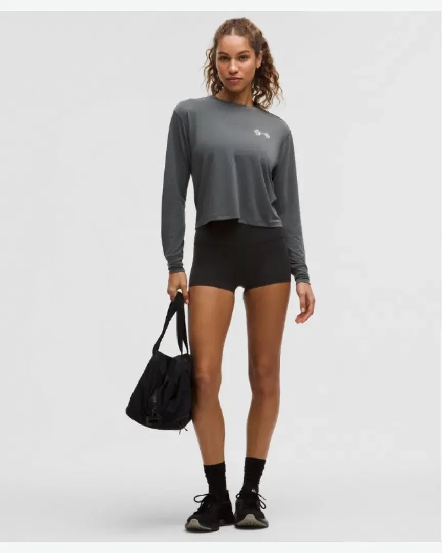 Lululemon Short Wunder Train Cintura Alta 5 Cm Mujer