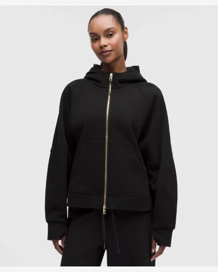 Lululemon Sudadera con Capucha Oversize con Cremallera Scuba Evolve Mujer