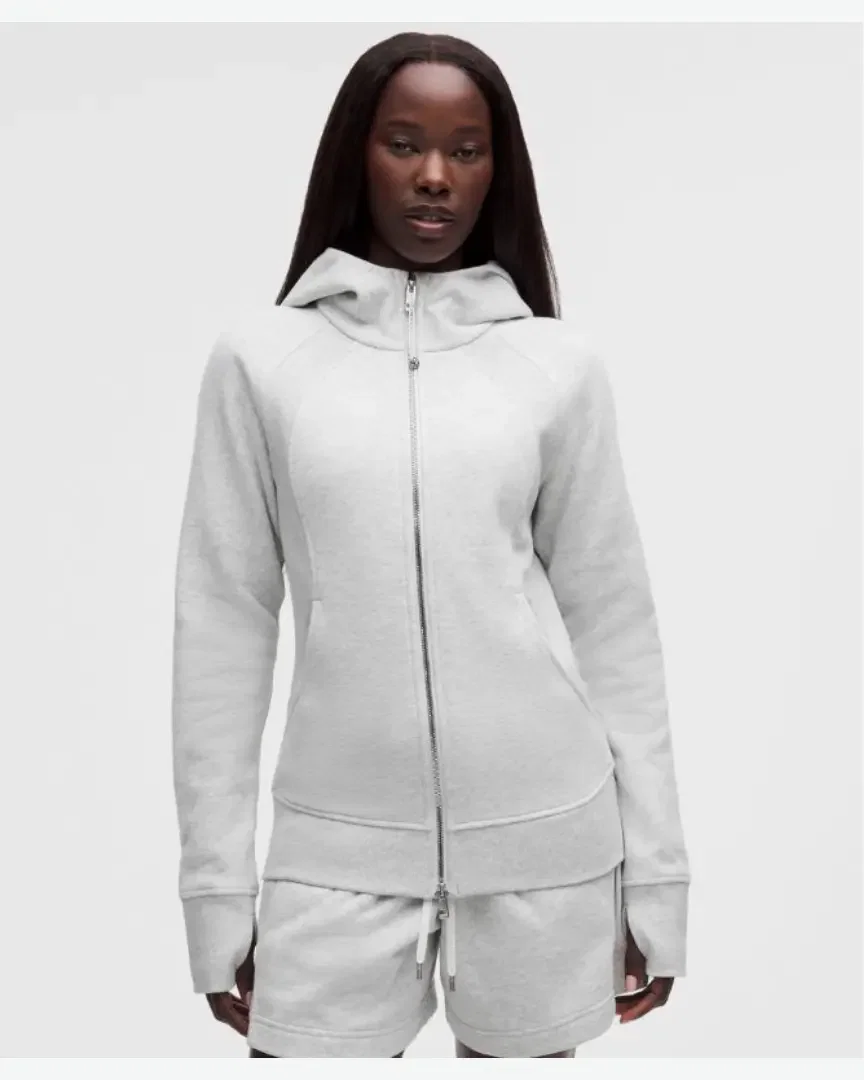 Lululemon Sudadera Con Capucha Scuba Evolve Clásica Con Cremallera Mujer