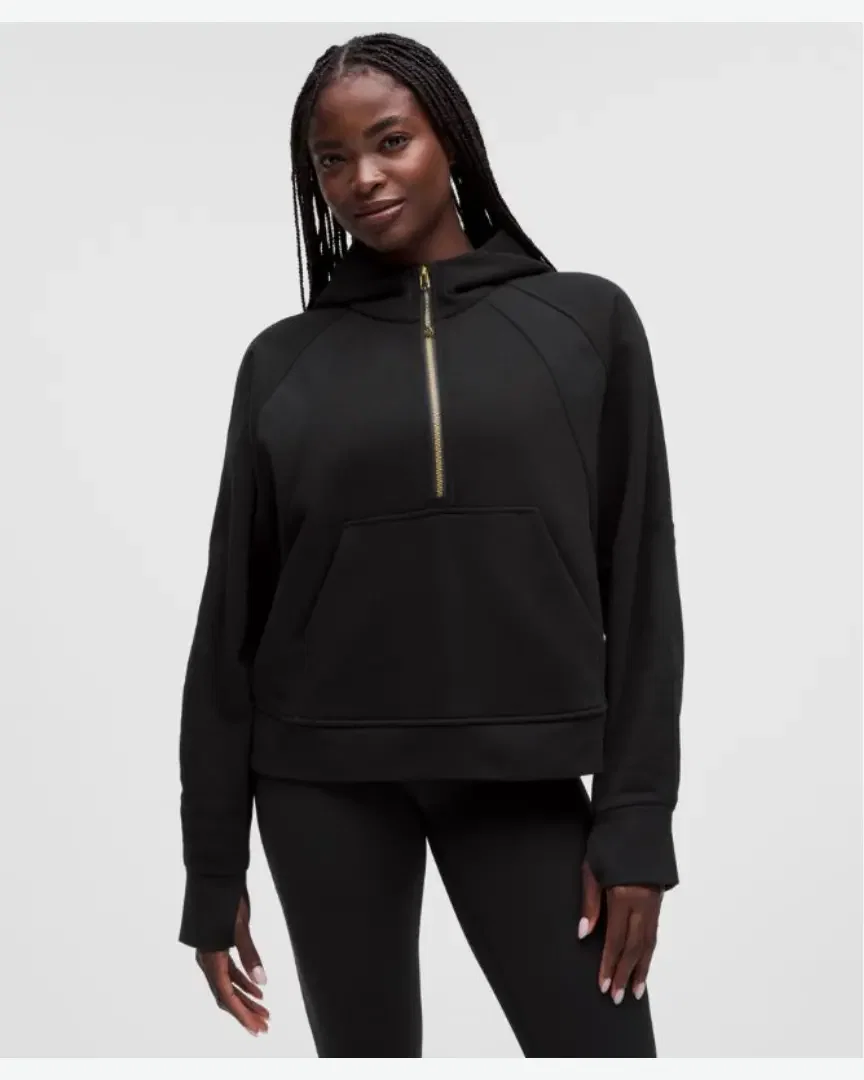 Lululemon Sudadera Con Capucha Scuba Evolve Media Cremallera Mujer