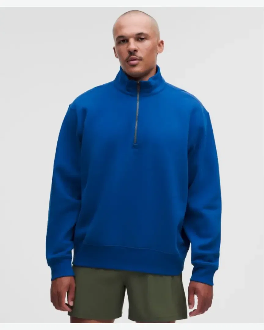 Lululemon Sudadera Demi-Zip Steady State En Superloft Hombre