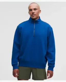 Lululemon Sudadera Demi-Zip Steady State En Superloft Hombre – 1/5