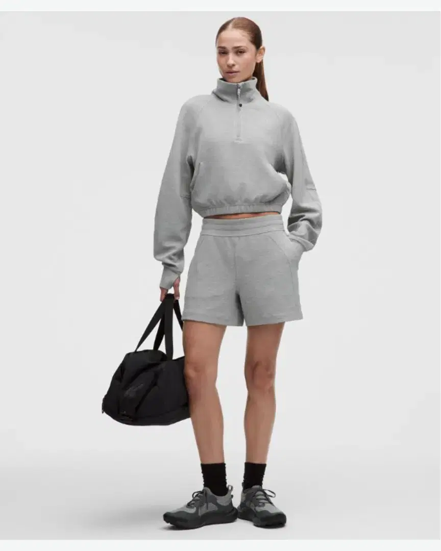 Lululemon Sudadera Scuba Court Con Cuello Alto Semi-Cremallera Texturizada W - LW3JCTS_031045 (1) au meilleur prix !