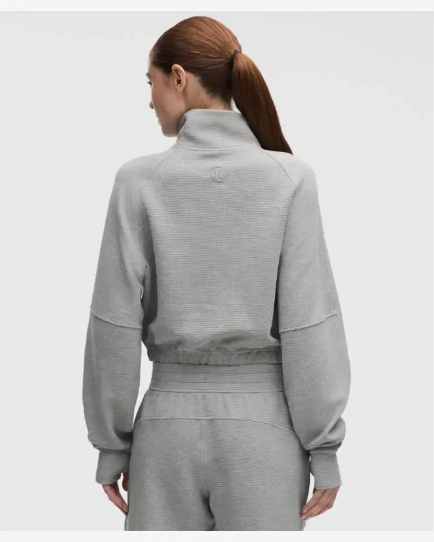 Lululemon Sudadera Scuba Court Con Cuello Alto Semi-Cremallera Texturizada W - LW3JCTS_031045 (2) au meilleur prix !