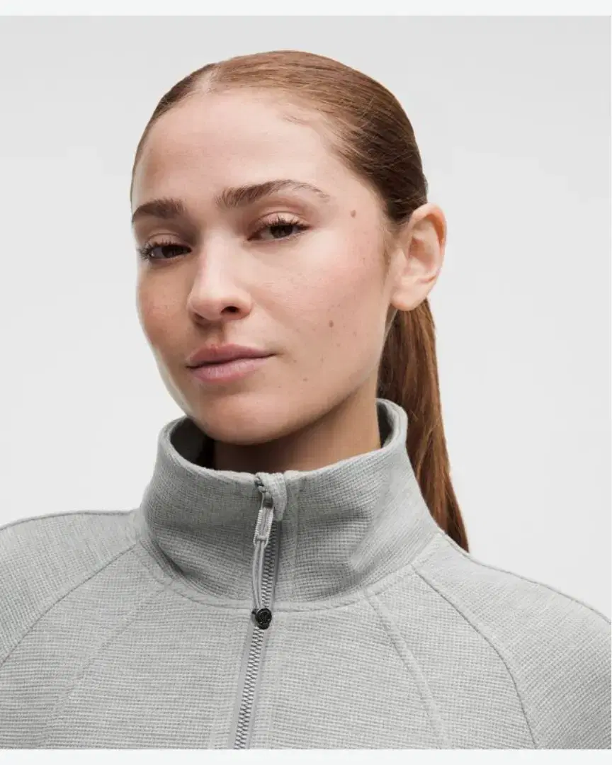 Lululemon Sudadera Scuba Court Con Cuello Alto Semi-Cremallera Texturizada W - LW3JCTS_031045 (3) au meilleur prix !