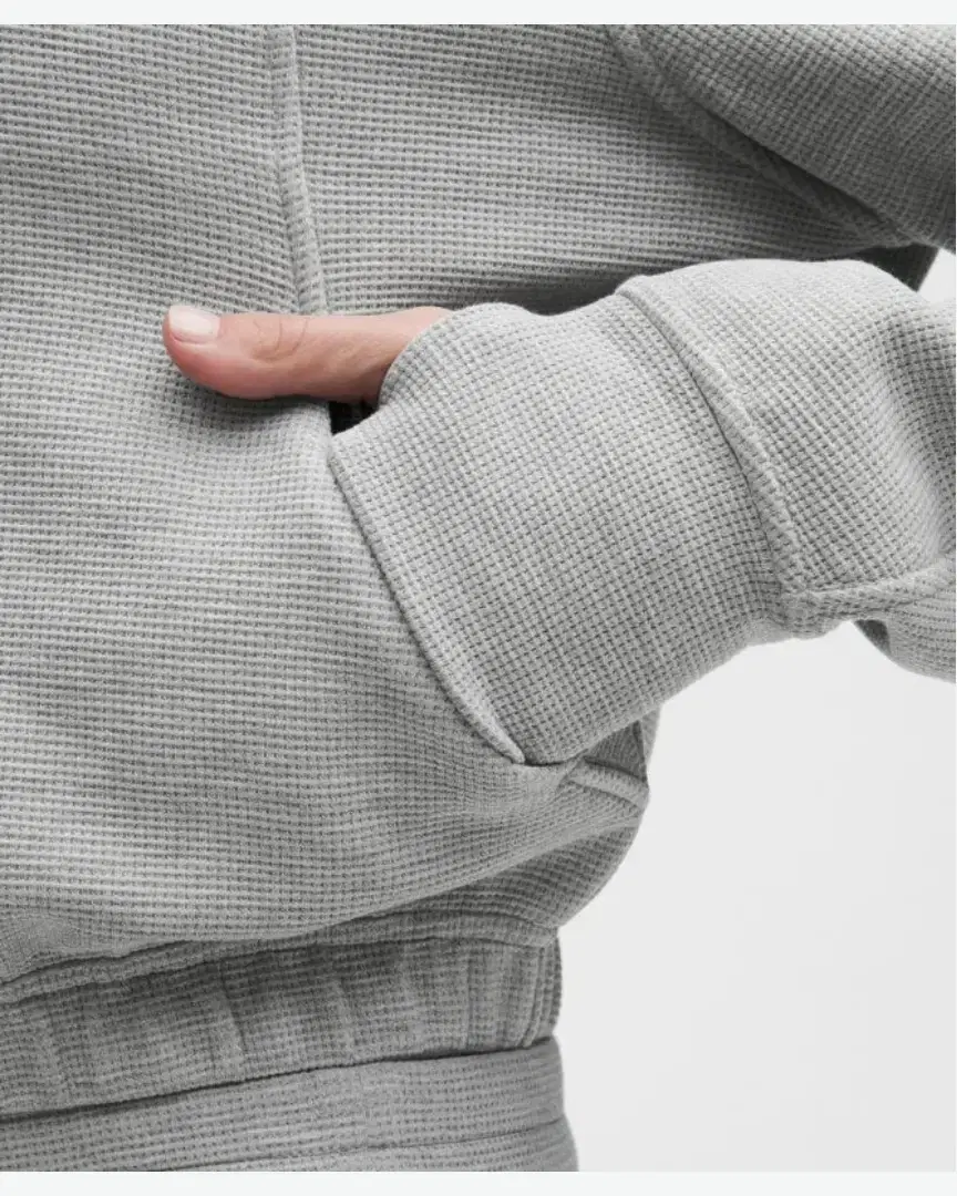 Lululemon Sudadera Scuba Court Con Cuello Alto Semi-Cremallera Texturizada W - LW3JCTS_031045 (4) au meilleur prix !