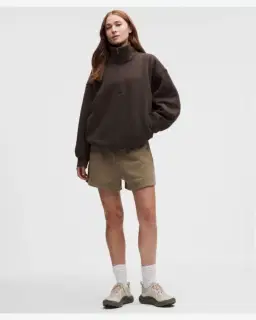 Lululemon Sudadera Steady State Oversize Demi-Zip Con Cuello Alto En Superloft Mujer – 2/5