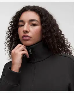 Lululemon Sudadera con Cremallera Oversize en Smooth Spacer Mujer – 4/5