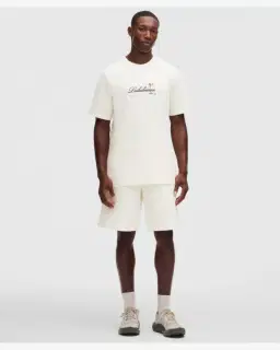 Camiseta Lululemon Corte Clásico De Algodón Grueso Golf Flag Hombre – 2/5