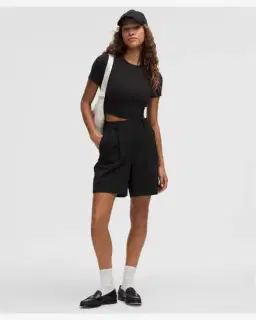 Lululemon Camiseta Corto Con Dobladillo Recto Hold Tight Mujer – 2/5