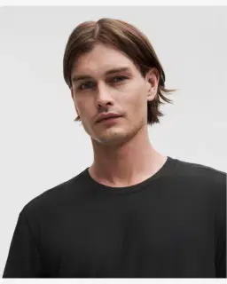Lululemon Camiseta De Yoga Cepillada Con Cuello Redondo Hombre – 4/5
