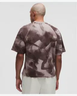 Camiseta Lululemon Casual De Algodón Impresa Colección Slnsh Hombre – 3/5