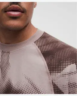Camiseta Lululemon Casual De Algodón Impresa Colección Slnsh Hombre – 5/5