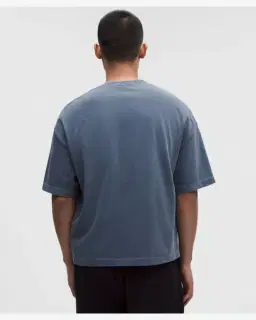 Lululemon Camiseta De Jersey Grueso Corte Cuadrado Wash Hombre – 3/5