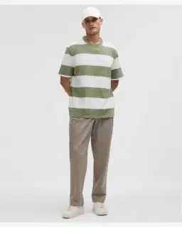 Lululemon Camiseta De Jersey Grueso Rayas Hombre – 2/5