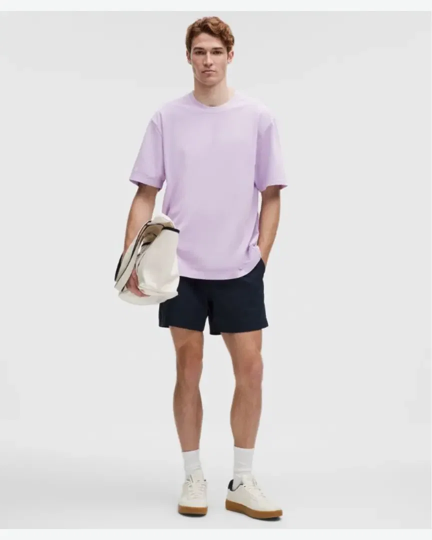 Lululemon Camiseta De Jersey Grueso Wash Hombre