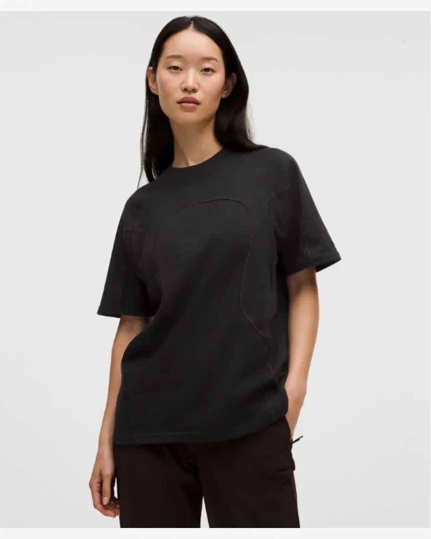 Camiseta Oversize De Algodón Orgánico Lululemon Colección Slnsh Mujer