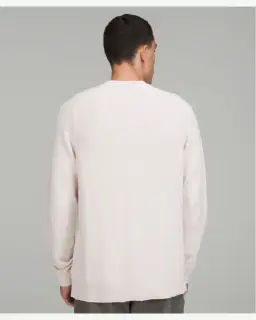 Lululemon Suéter de Cuello Redondo de Ajuste Clásico de Tejido Texturizado Hombre – 3/5