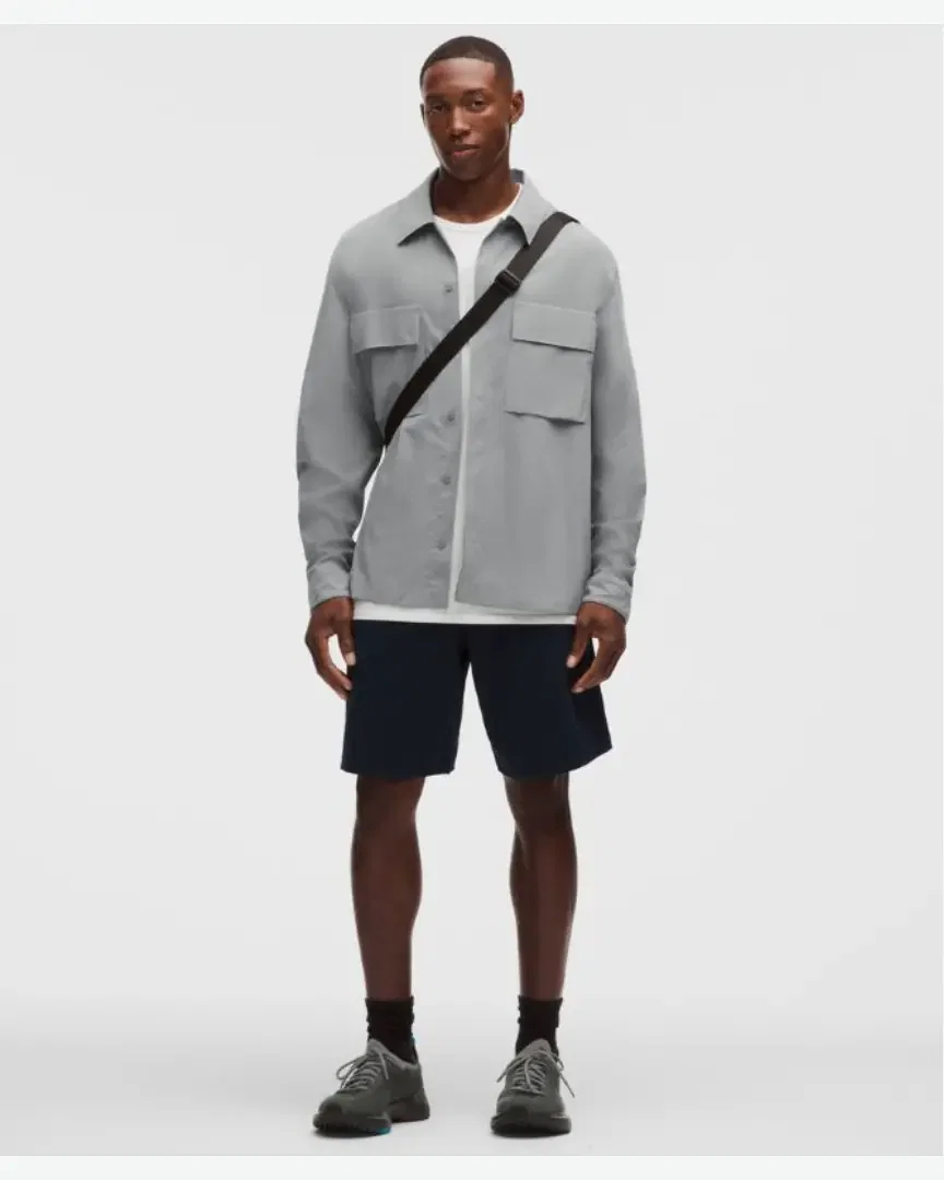 Lululemon Camisa de Cuello Largo Unshaken Hombre