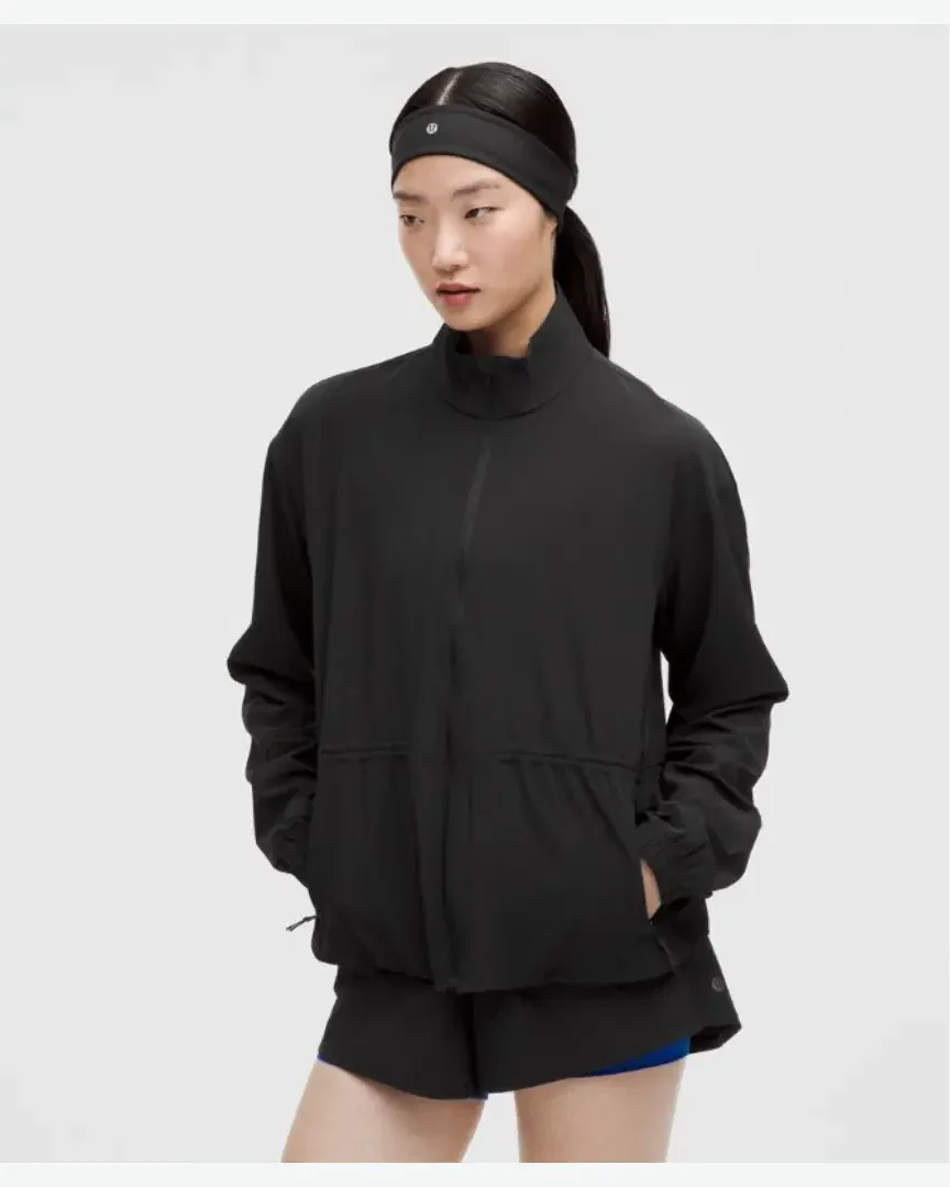 Lululemon Chaqueta De Correr Con Talle Ajustable Protección Anti-Uv W