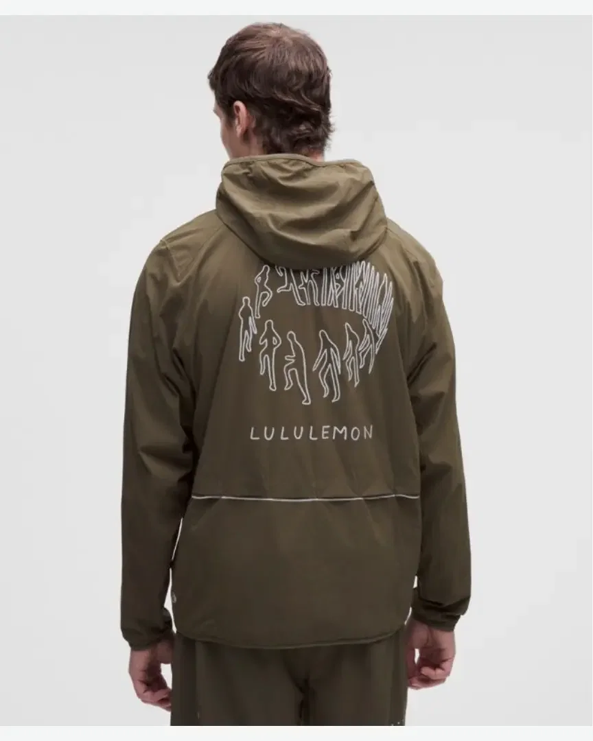 Lululemon Chaqueta Fast And Free Plegable X Geoff Mcfetridge M