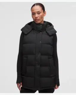Lululemon Chaleco Wunder Puff Sin Mangas Media Largo De Plumas 600 Cuin Mujer – 1/5