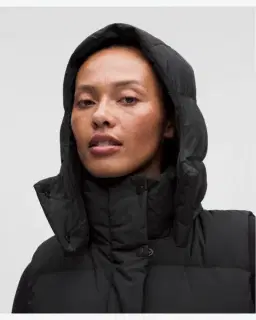 Lululemon Chaleco Wunder Puff Sin Mangas Media Largo De Plumas 600 Cuin Mujer – 4/5