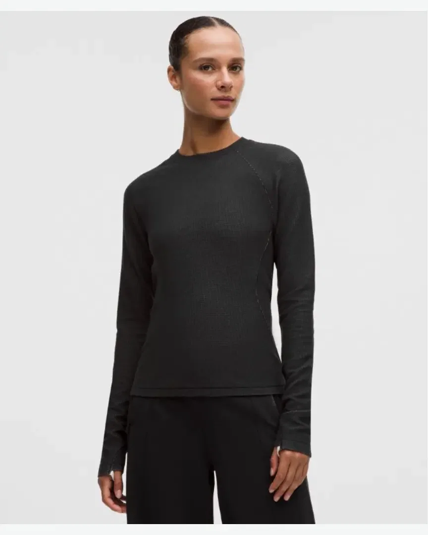 Lululemon Waffle-Knit Crewneck Base Layer Mujer